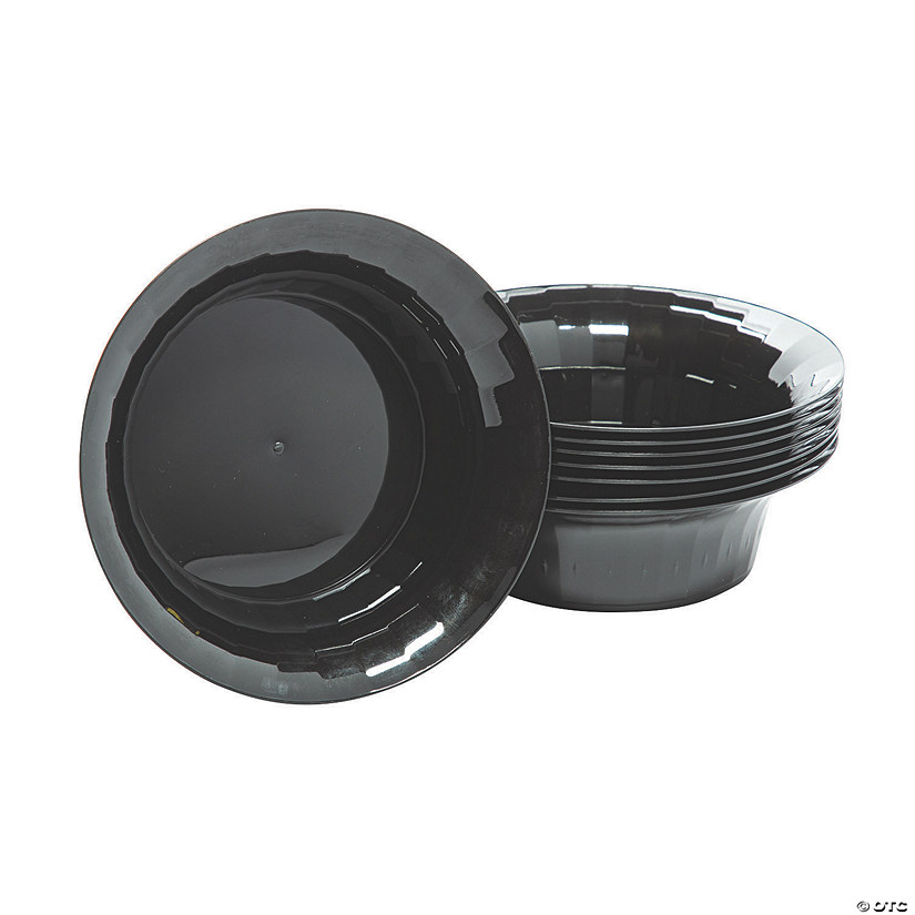 Black Premium Plastic Bowls Image