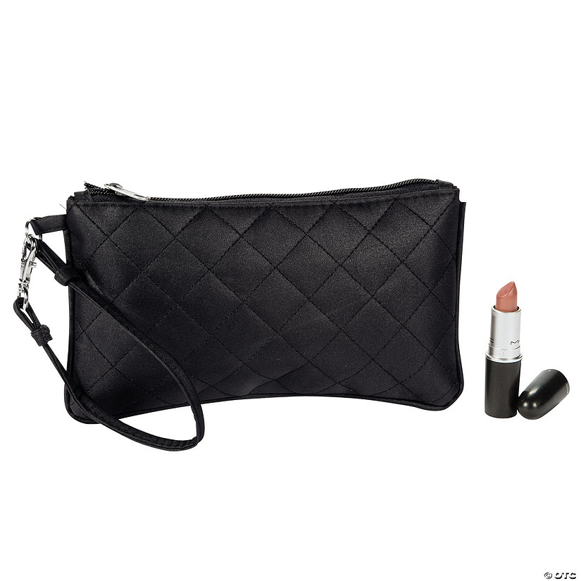 Black Quilted Wristlet Purse - Discontinued