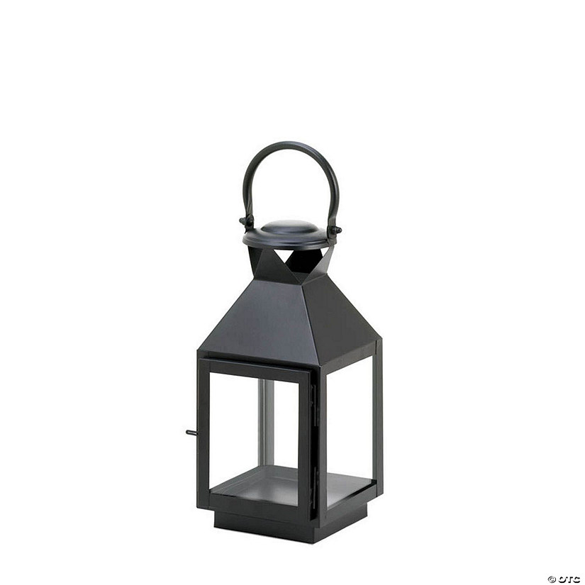 Black Revere Medium Candle Lantern 11.25" Image