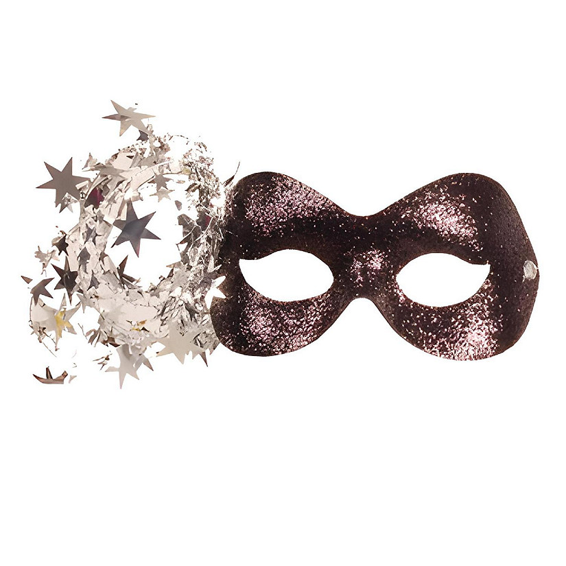 Black/silver Starlight Mask Costume Accessory Image