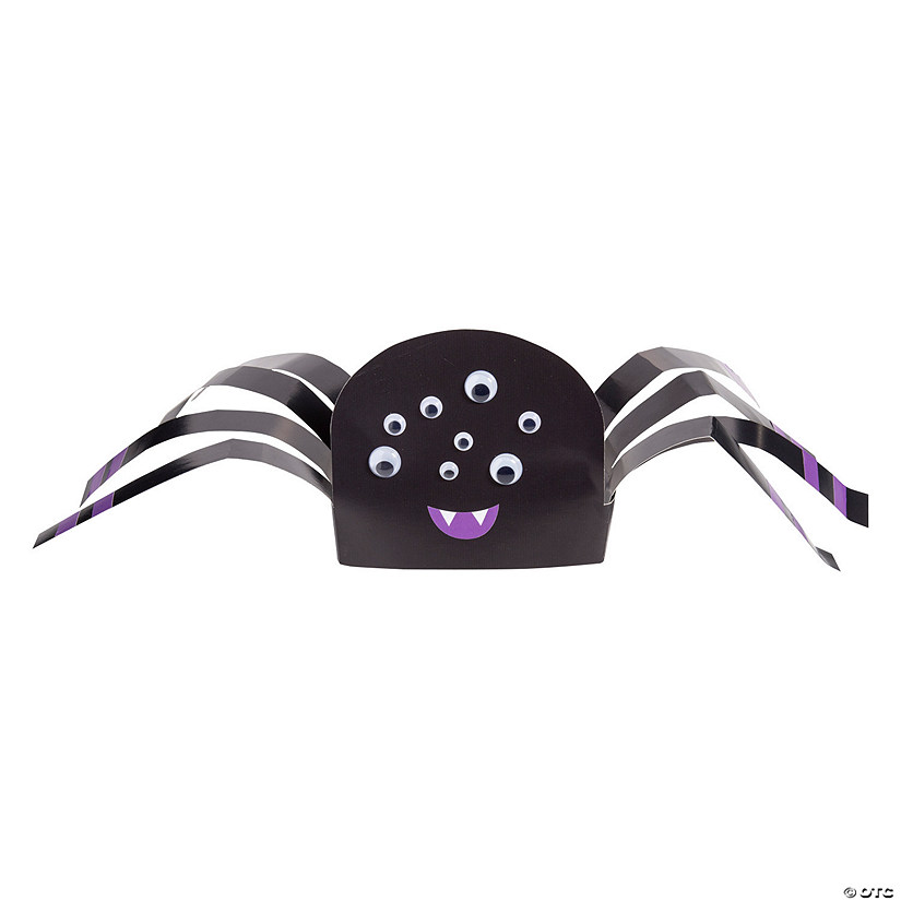 Black Spider Headband Craft Kit - Makes 12 Image