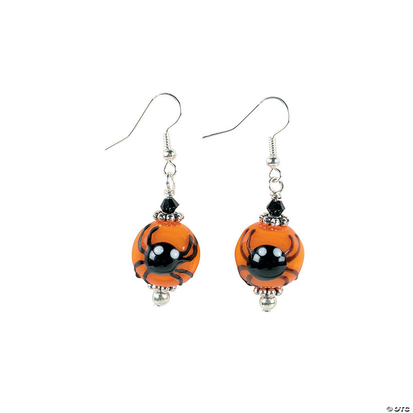 Black Spider Lampwork Earring Kit Discontinued