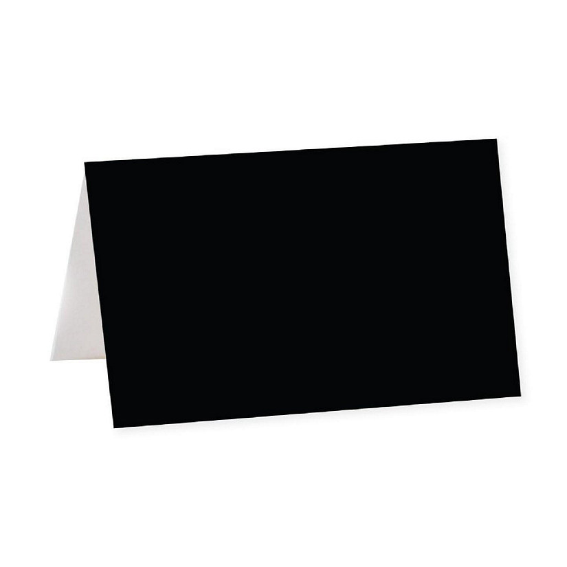 Black Table Tent Place Cards 20-Pack Image