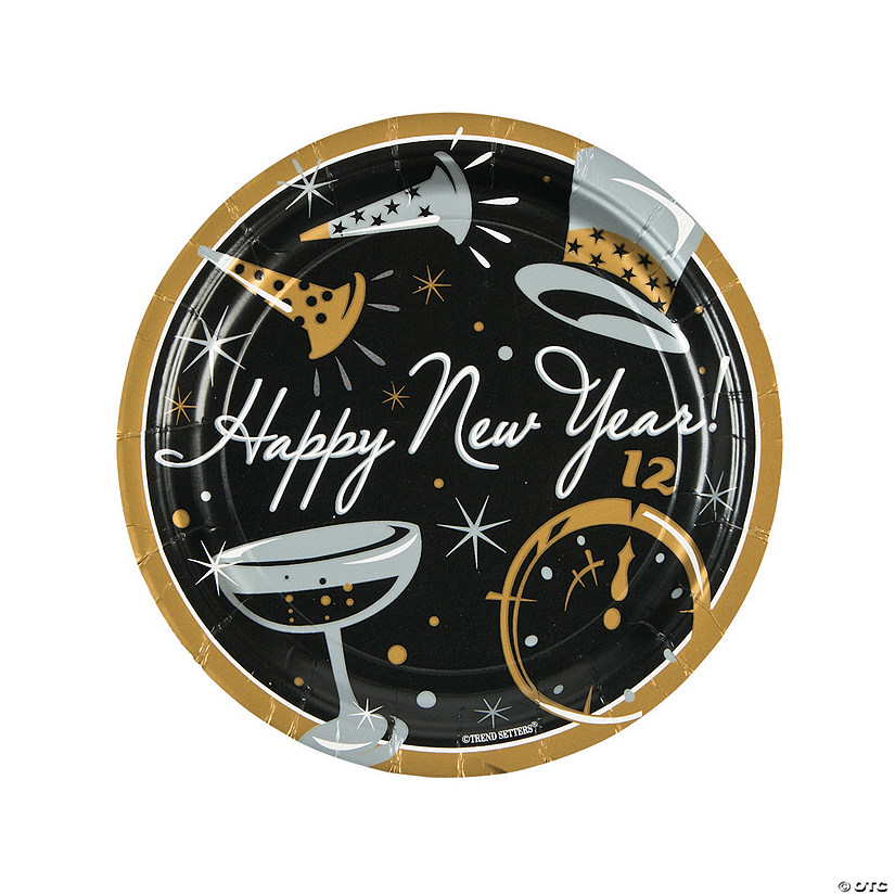 Black Tie Affair Paper Dinner Plates
