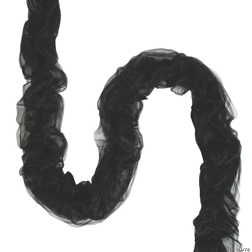 Black Tulle Garland Image