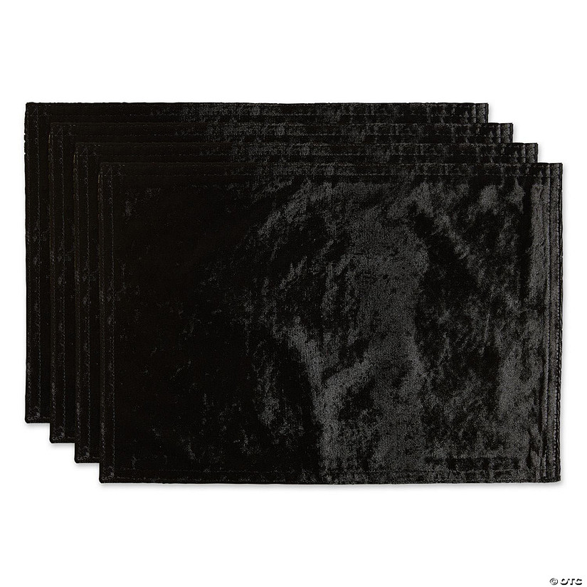 Black Velvet Placemat (Set Of 4) Image