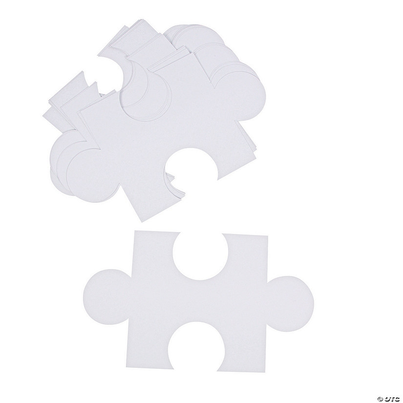 Blank Dry Erase Puzzles - 24 Pc. Image