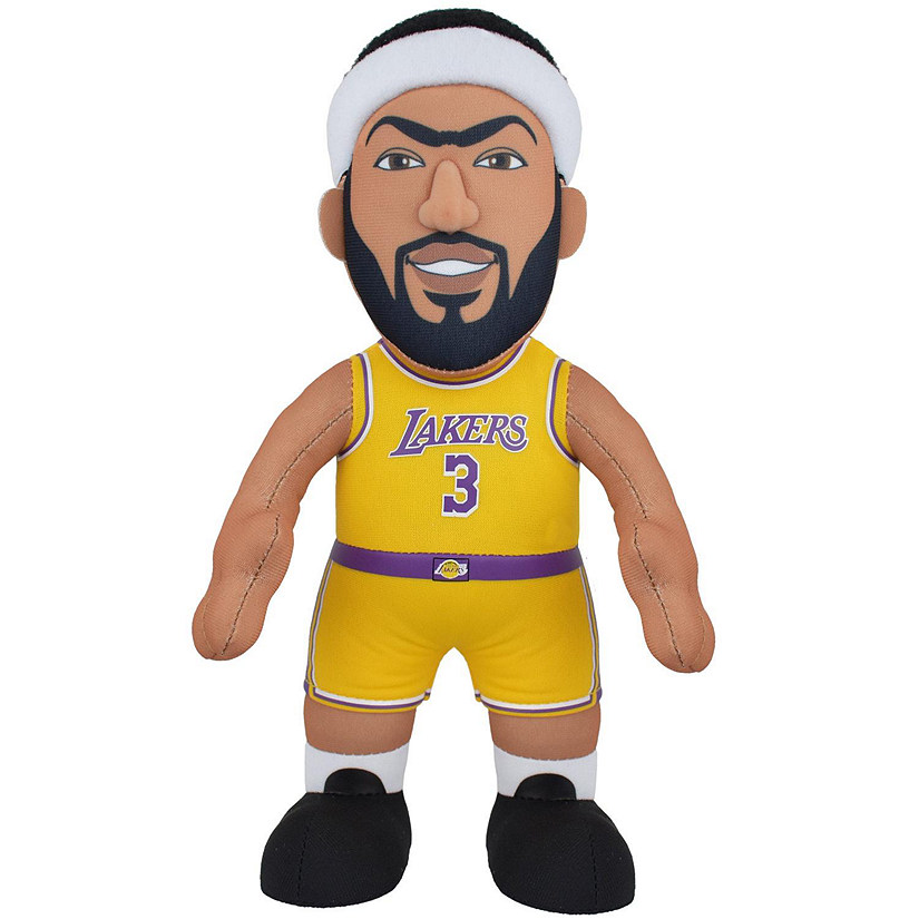 Bleacher Creatures Los Angeles Lakers Anthony Davis 10" NBA Plush Figure - A Superstar for Play Or Display Image