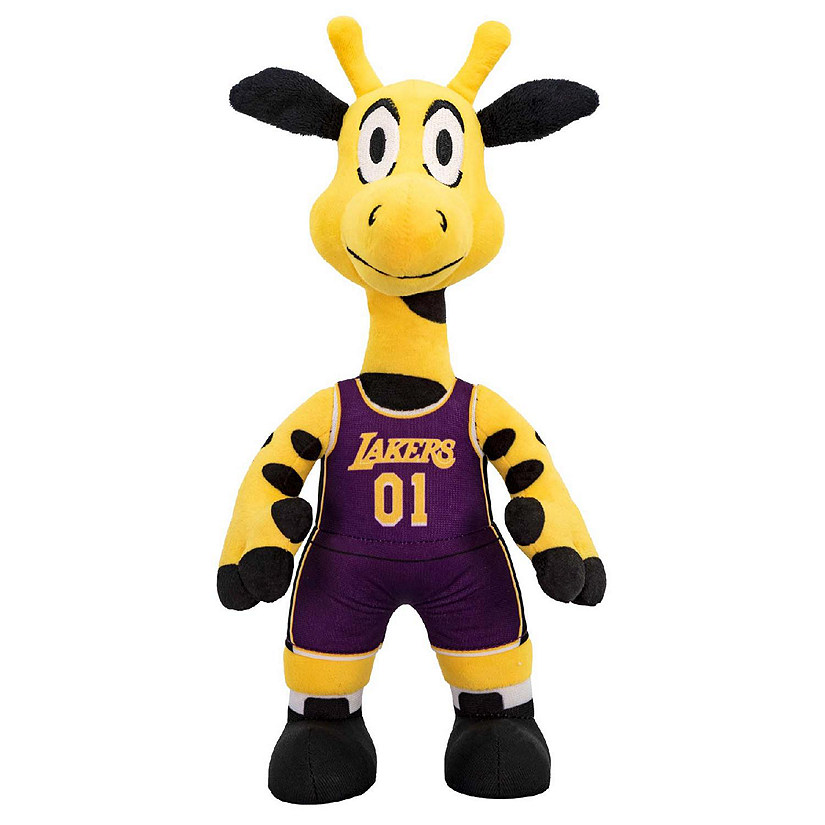 Bleacher Creatures Los Angeles Lakers Giraffe 10" NBA Mascot Plush Figure - A Mascot for Play or Display Image