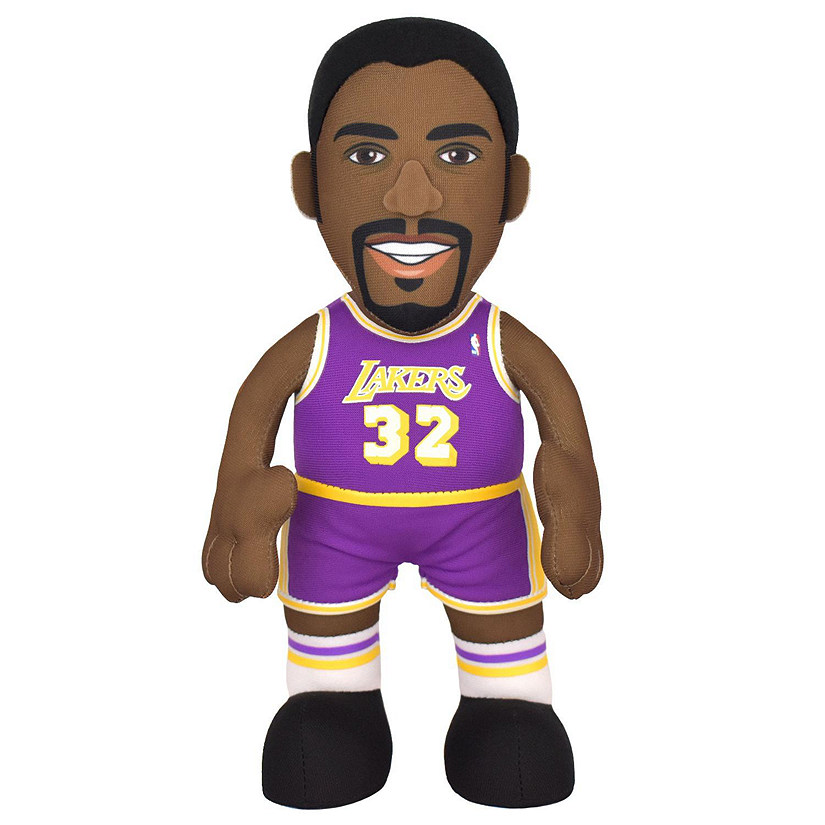Bleacher Creatures Los Angeles Lakers Magic Johnson 10" NBA Plush Figure - A Legend for Play Or Display Image