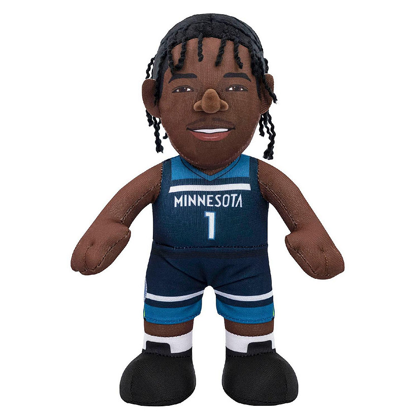 Bleacher Creatures Minnesota Timberwolves Anthony Edwards 10" NBA Plush Figure - A Superstar for Play Or Display Image