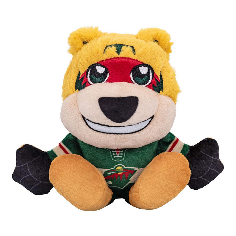 Bleacher Creatures Minnesota Wild Nordy 8" NHL Kuricha Mascot Sitting Plush - Soft Chibi Inspired Mascot Image