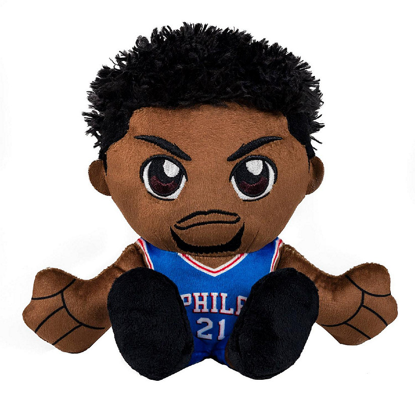 Bleacher Creatures Philadelphia 76ers Joel Embiid 8" Kuricha Plush - Soft Chibi Inspired NBA Superstar Image