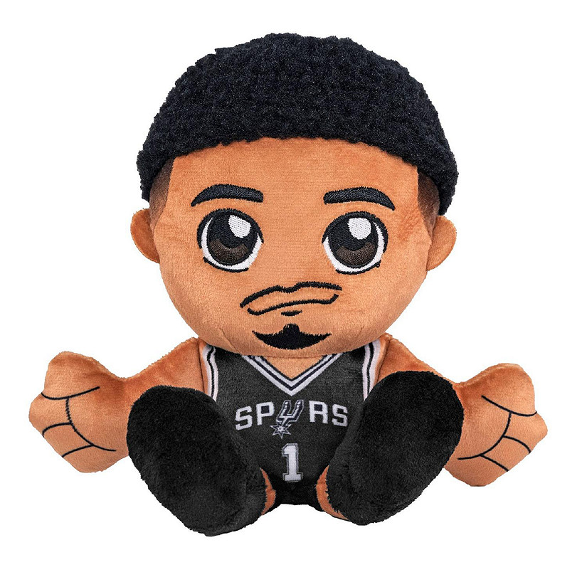 Bleacher Creatures San Antonio Spurs Victor Wembanyama 8" NBA Kuricha Sitting Plush - Soft Chibi Inspired NBA Superstar Image