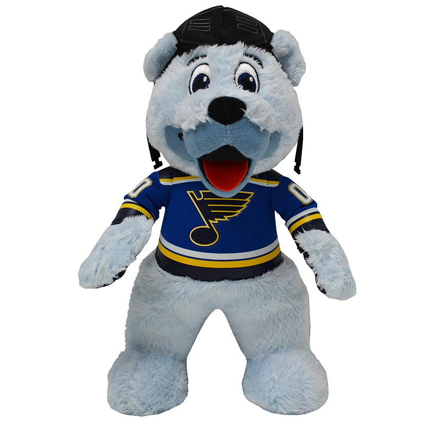 Bleacher Creatures St. Louis Blues Mascot Louie NHL Mascot Plush Figure - A Mascot for Play or Display Image