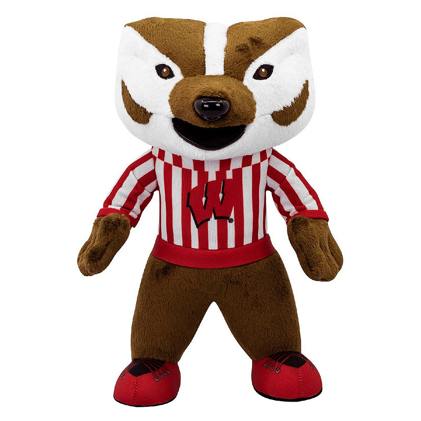 Bleacher Creatures University of Wisconsin Bucky Badger NCAA Mascot Plush Figure - A Mascot for Play or Display Image