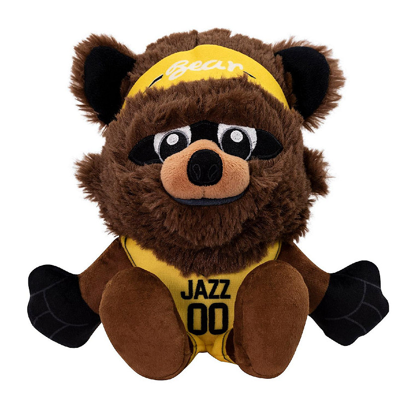 Bleacher Creatures Utah Jazz Bear NBA Mascot 8"  Kuricha Sitting Plush - Soft Chibi Inspired Mascot Image