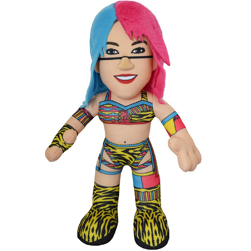 Bleacher Creatures WWE Diva Asuka 10" Plush Figure- A Wrestling Legend for Play or Display Image