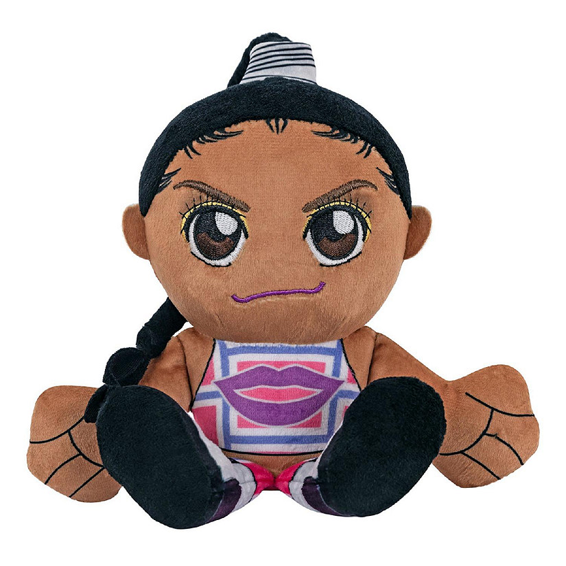 Bleacher Creatures WWE Diva Bianca Belair 8" Kuricha Plush - Soft Chibi Inspired Toy Image