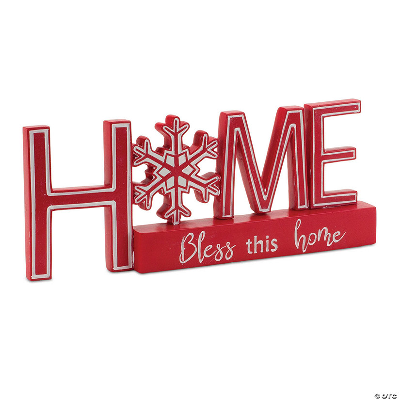 Bless this Home Tabletop Sentiment Sign 12.5"L Image