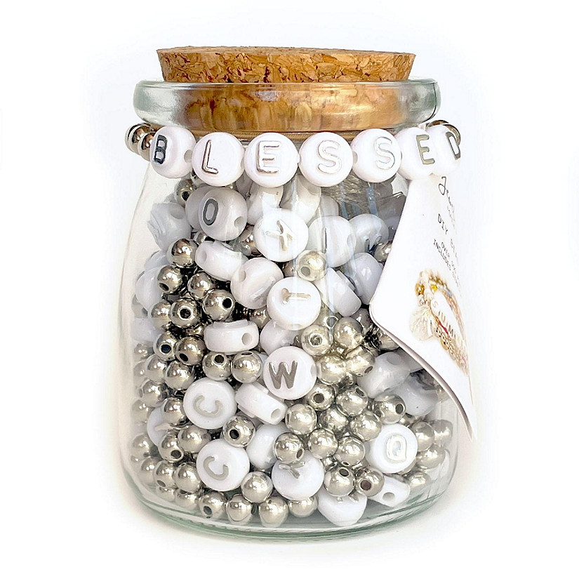 BLESSED Metallic Jar DIY Bead Kit Image