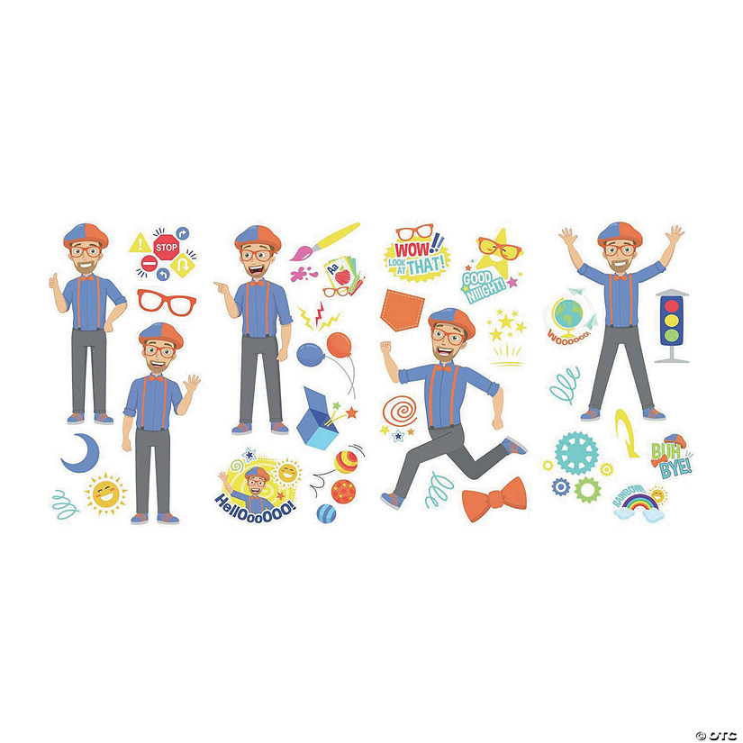 Blippi Character Peel And Stick Wall Decals Image