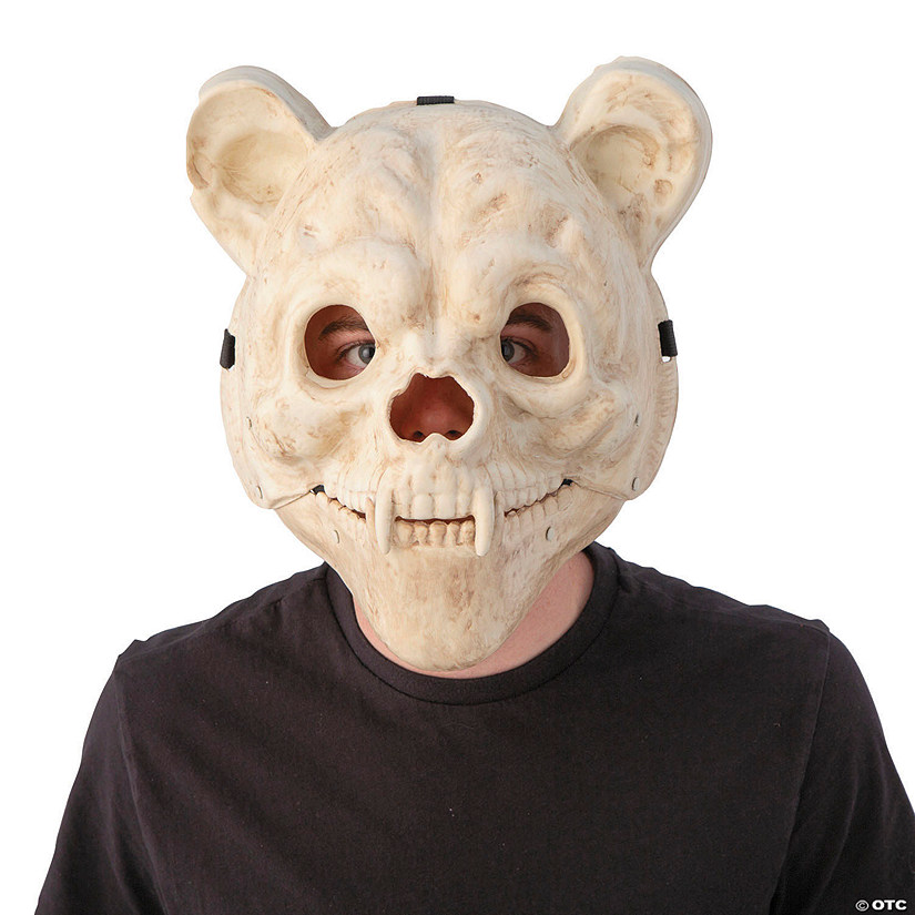 Blister Skeleton Bear Full-Face Plastic Mask Image