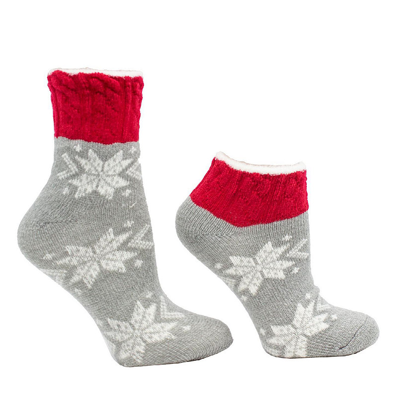 Blizzard Blues - 2 pack of double layer socks Rose N Shea butter infused Image