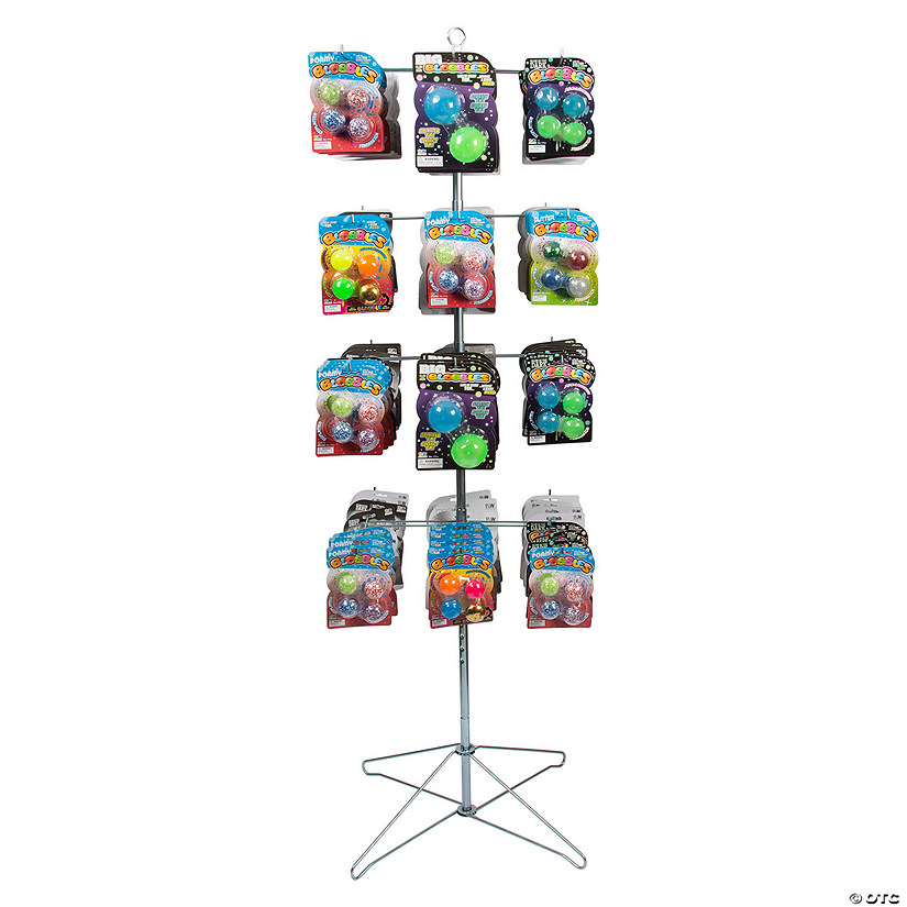 Blobbles Spinner Rack Display with Toys - 133 Pc. Image