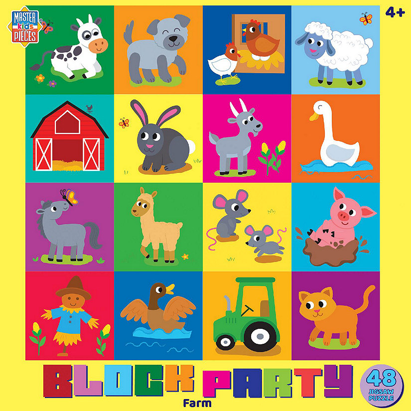 Block Party - Undersea 48 Piece Jigsaw Puzzle Image