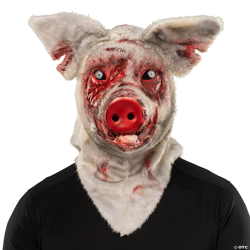 Blood Animal Pig Mask Costume Accessory Image