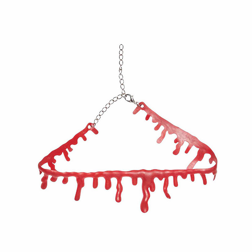 Blood Drip Necklace Costume Jewelry Image