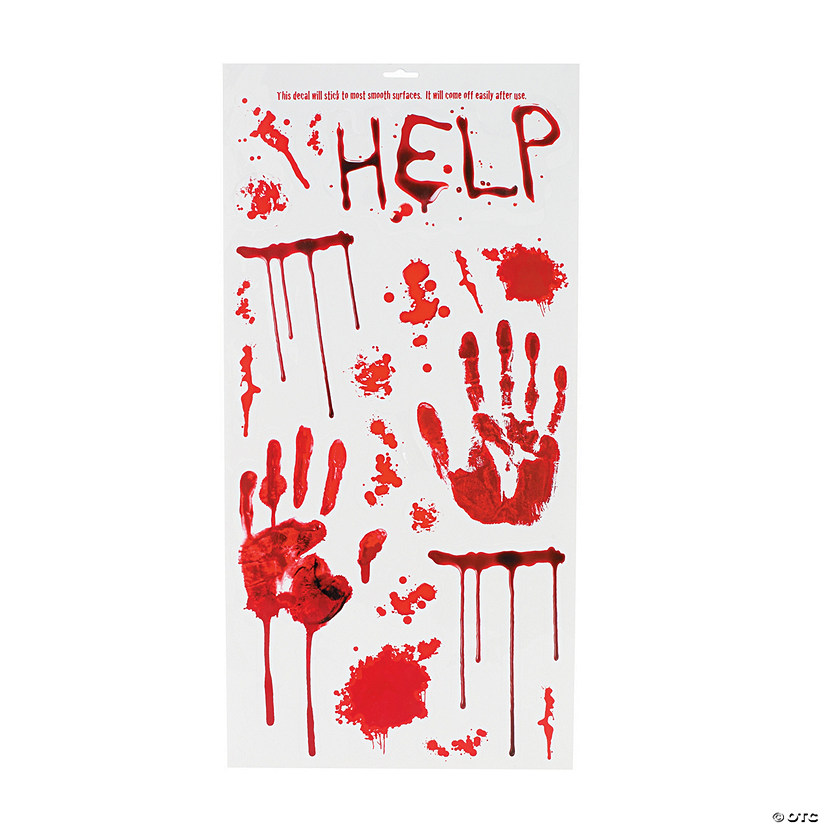 Bloody Wall Decals Image