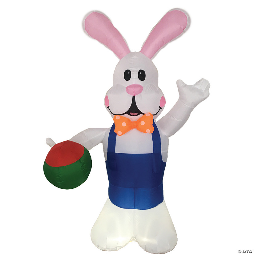 Blow Up Inflatable 7 ft. Bunny Outdoor Yard Decoration Image