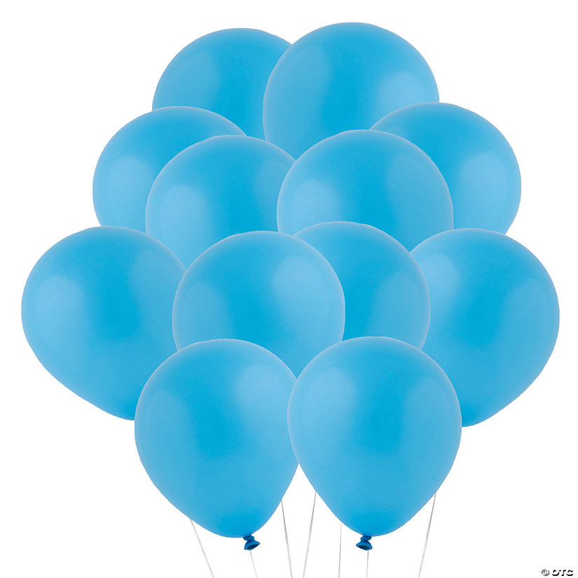 Blue 5" Latex Balloons - 24 Pc. Image