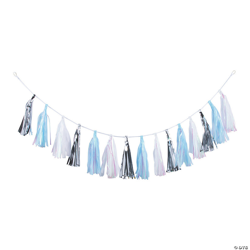 Blue & Silver Tassel Garland Oriental Trading