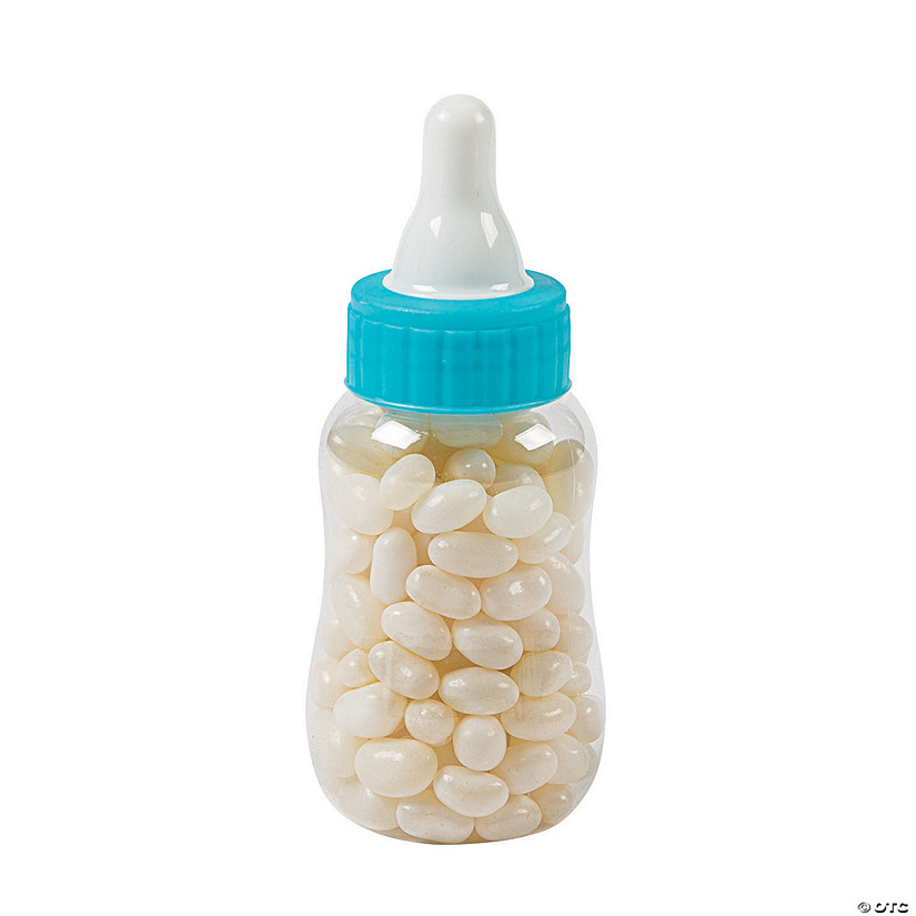 Blue Baby Bottle Favor Containers - 12 Pc. Image