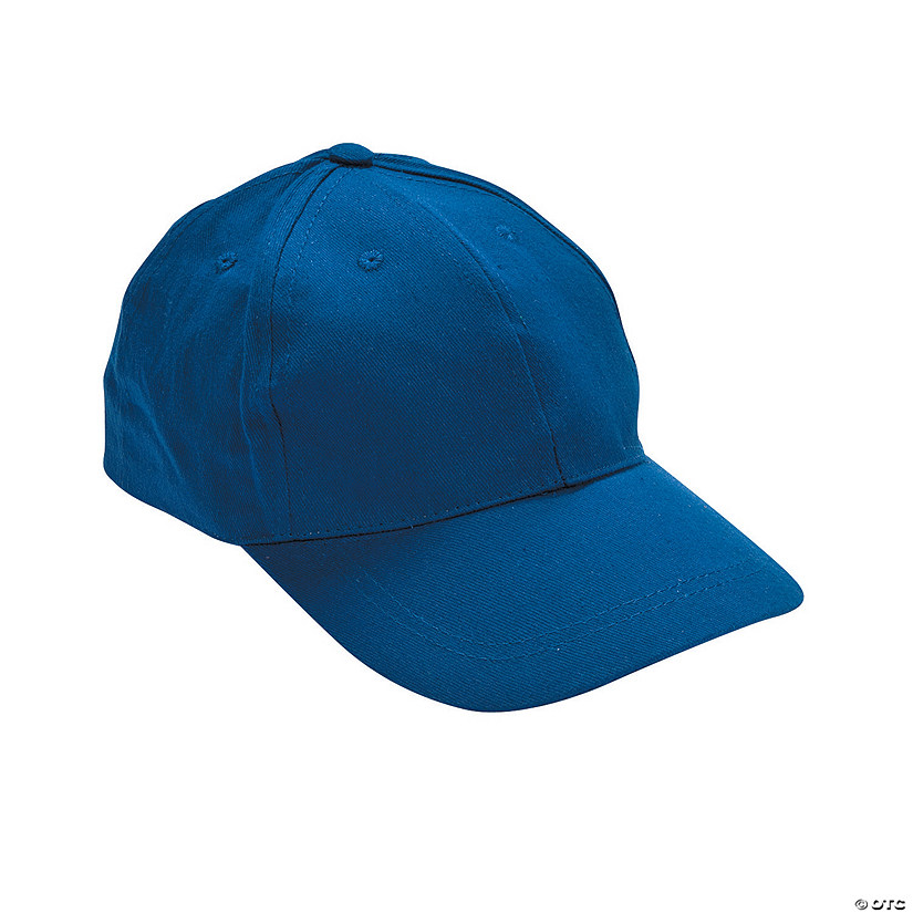 Blue Baseball Caps - 12 Pc. Image