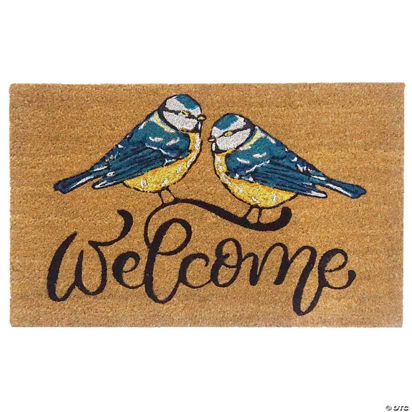 Blue Birds Coir Mat Image