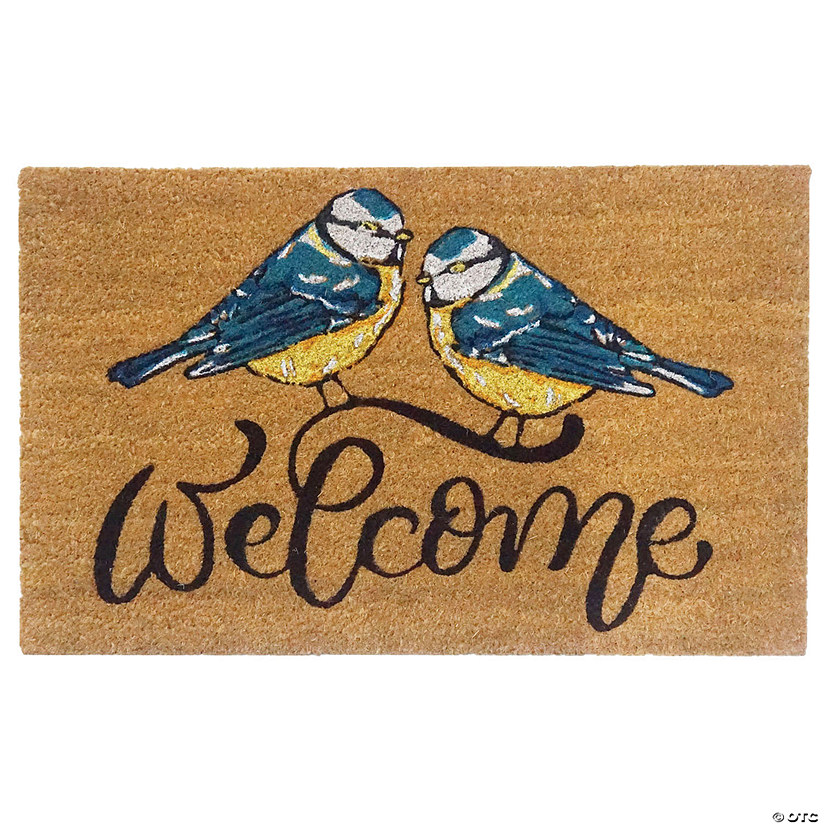 Blue Birds Coir Mat Image