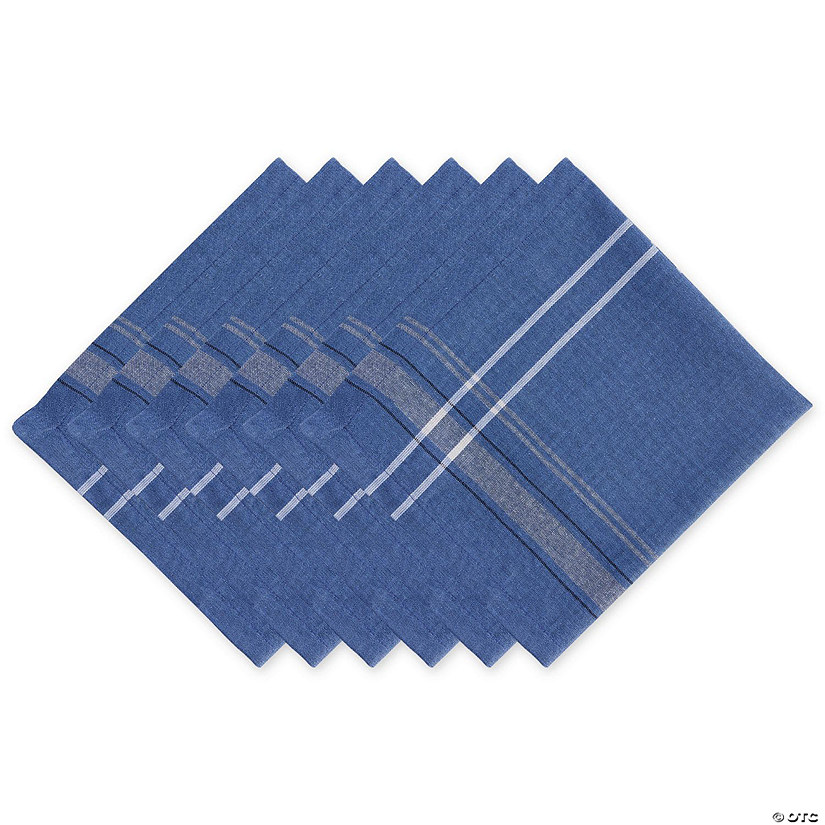 Blue Chambray French Stripe Napkin (Set Of 6) Image