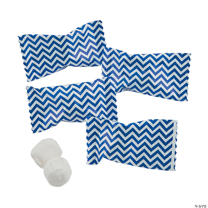 Blue Chevron Buttermints - 108 Pc. Image