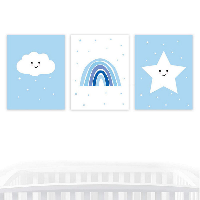Blue Cloud Rainbow Prints 8.5x11in 3pk Image