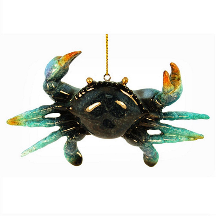 Blue Crab Christmas Ornament 5 Inch Image