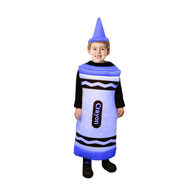 Blue Crayon Costume - Size Toddler T2 Image
