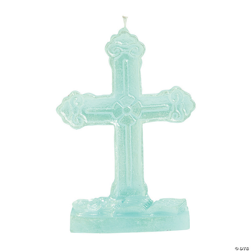 Blue Cross Candle Image