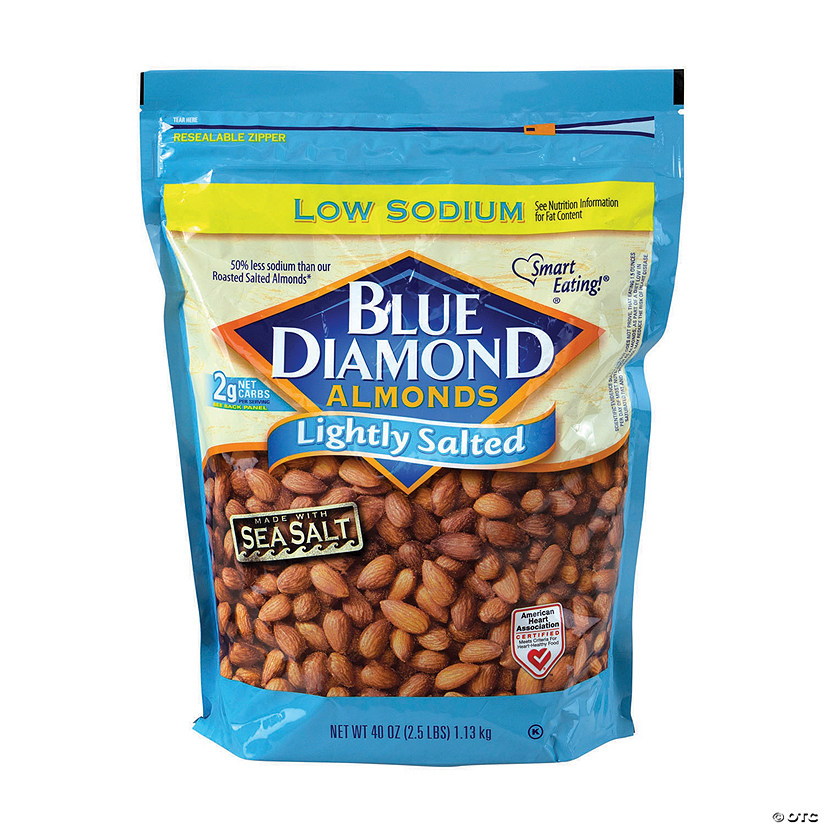 BLUE DIAMOND Lightly Salted Almonds - 40oz bag Image