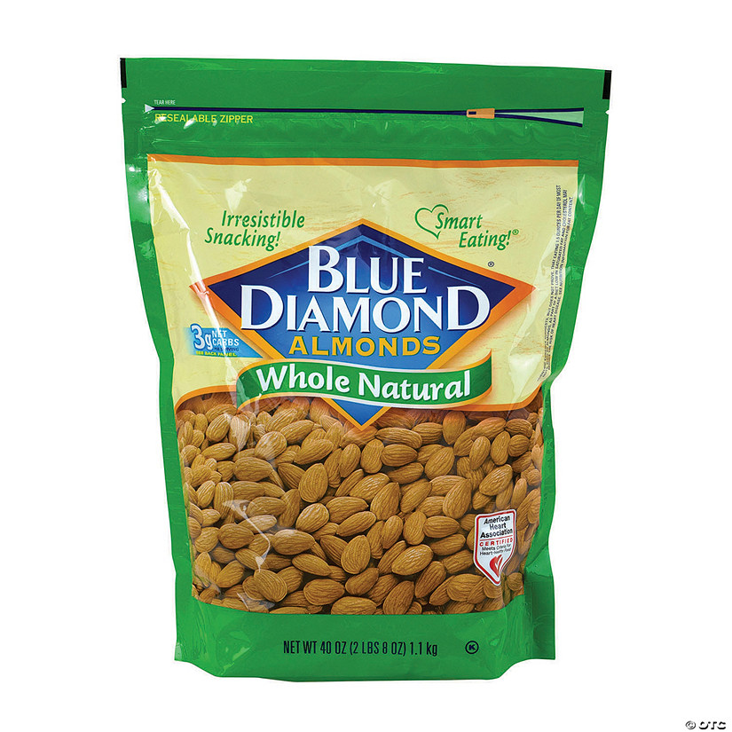 BLUE DIAMOND Natural Almonds 40oz bag