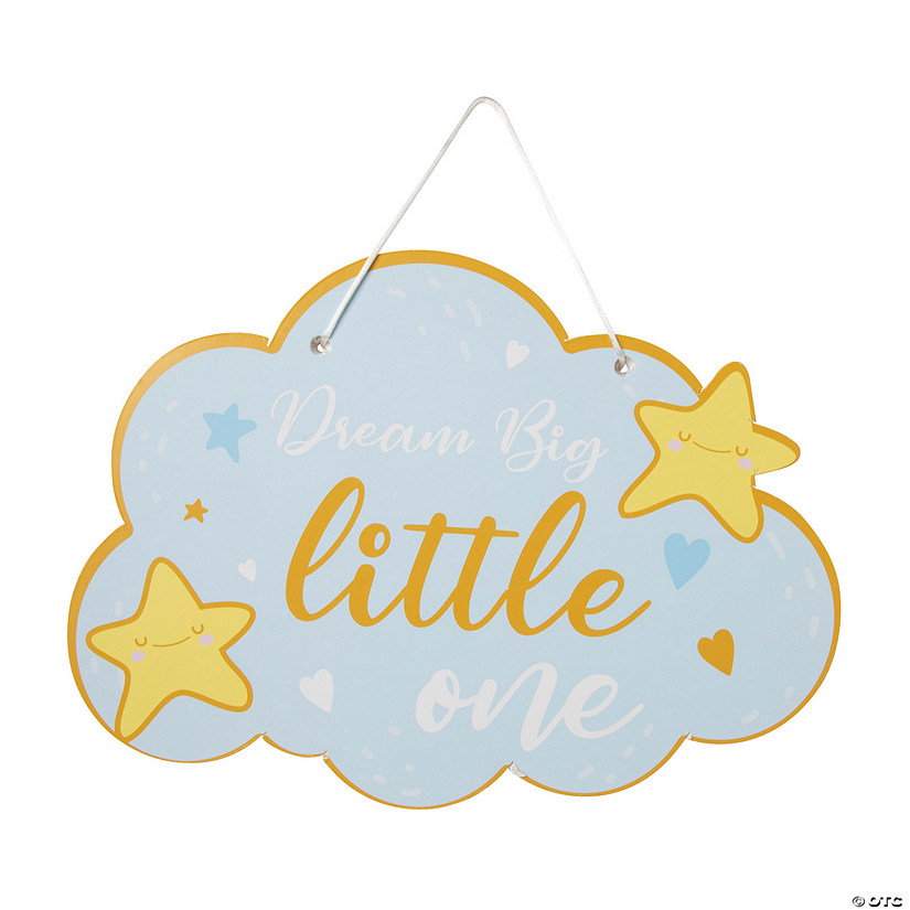 Blue Dream Big Signs - 2 Pc.  Image