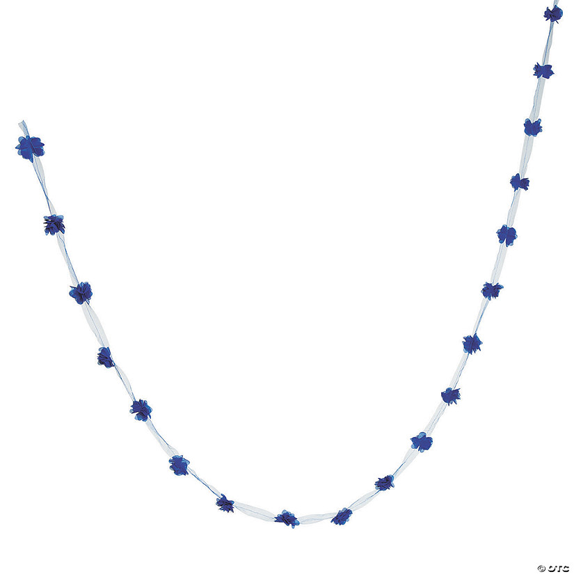 Blue Floral Garland Image